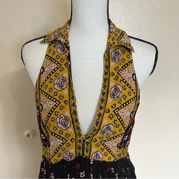 Free People Charlotte Sleeveless Racerback Collared Tunic Top Womens Size Small - Picture 6 of 13